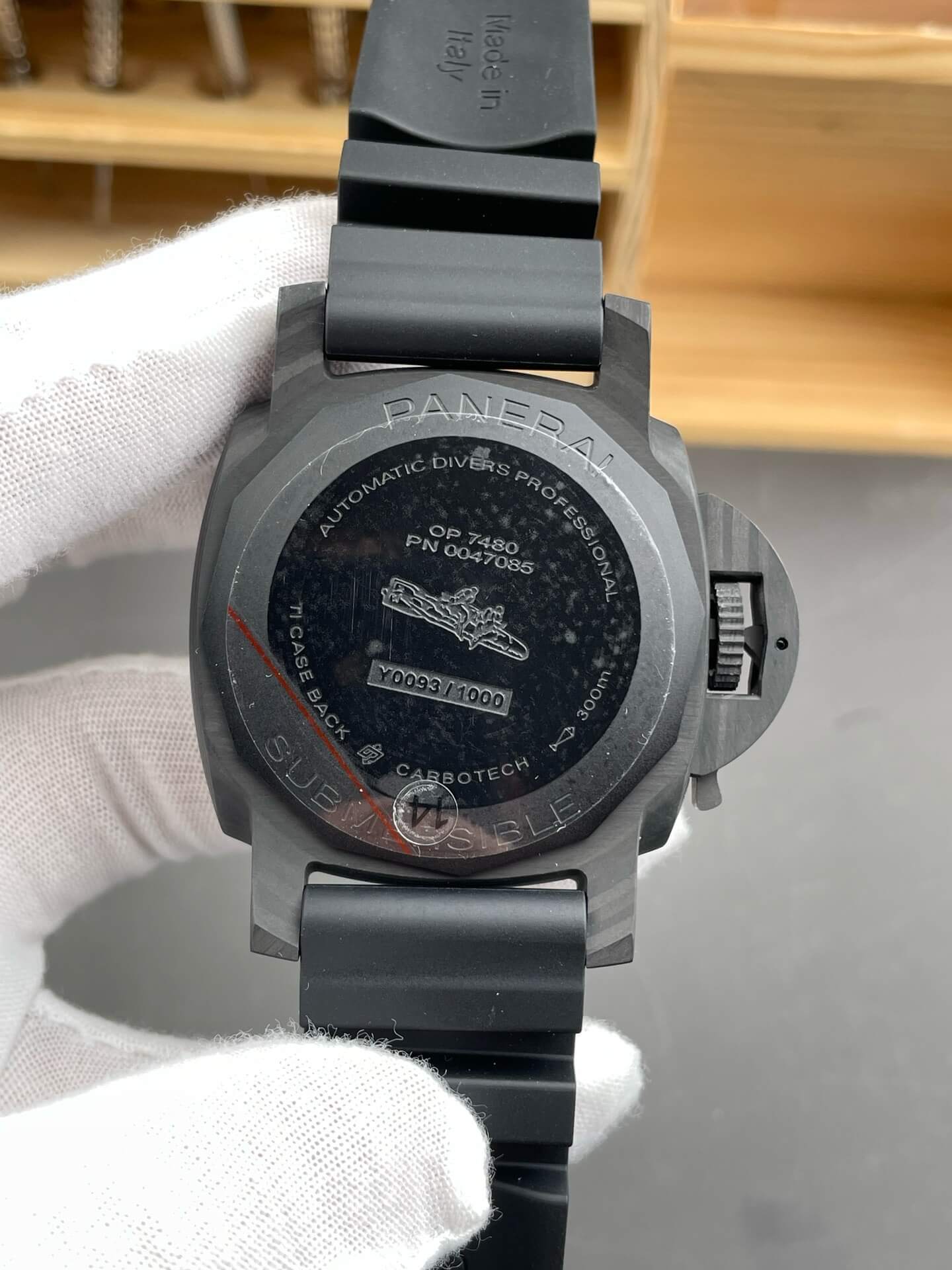 Panerai Replica Submersible Carbotech Super Clone Watch PAM02231