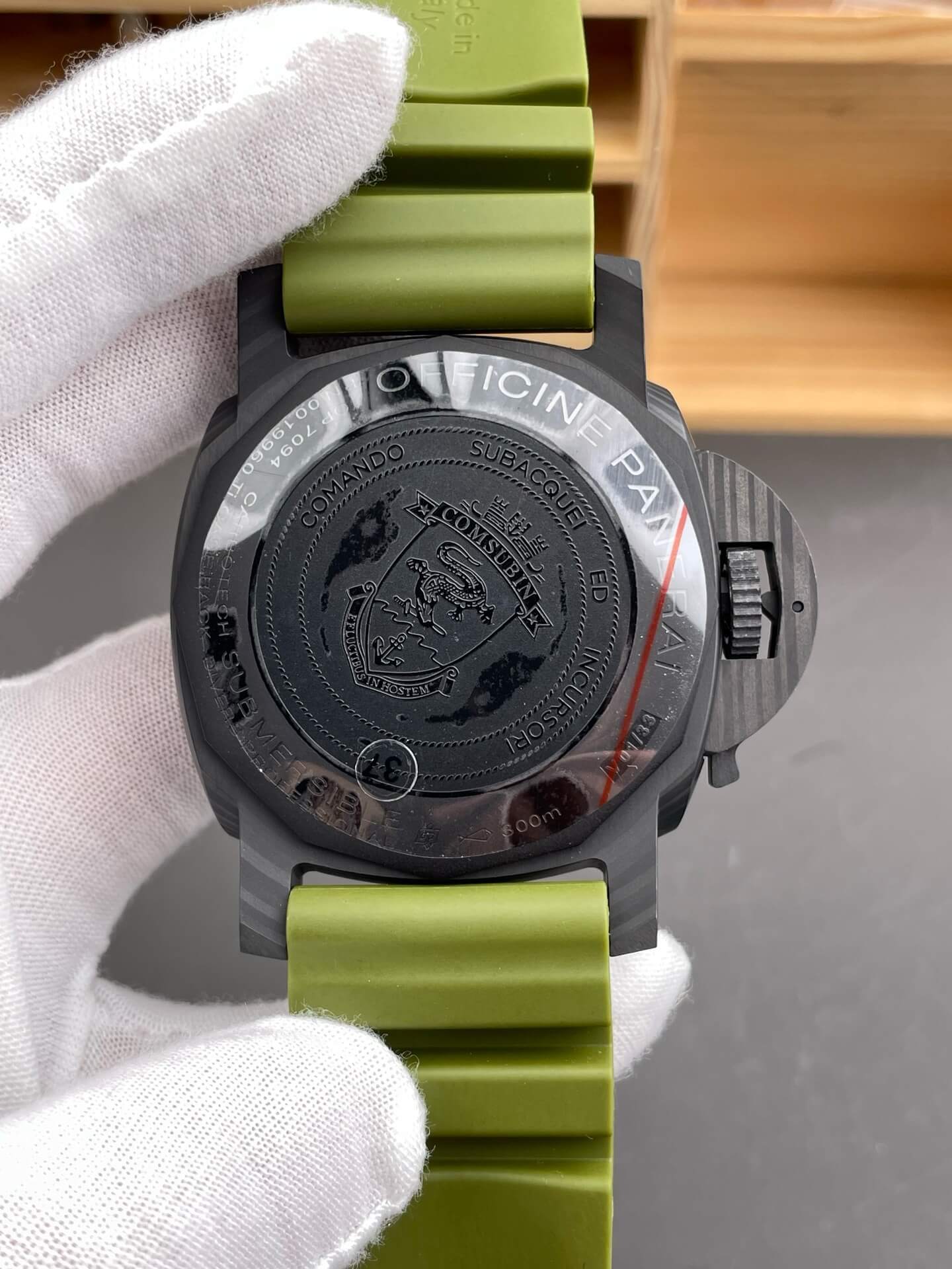 Panerai Replica Submersible Marina Militare Carbotech Comsubin Super Clone Watch PAM00961