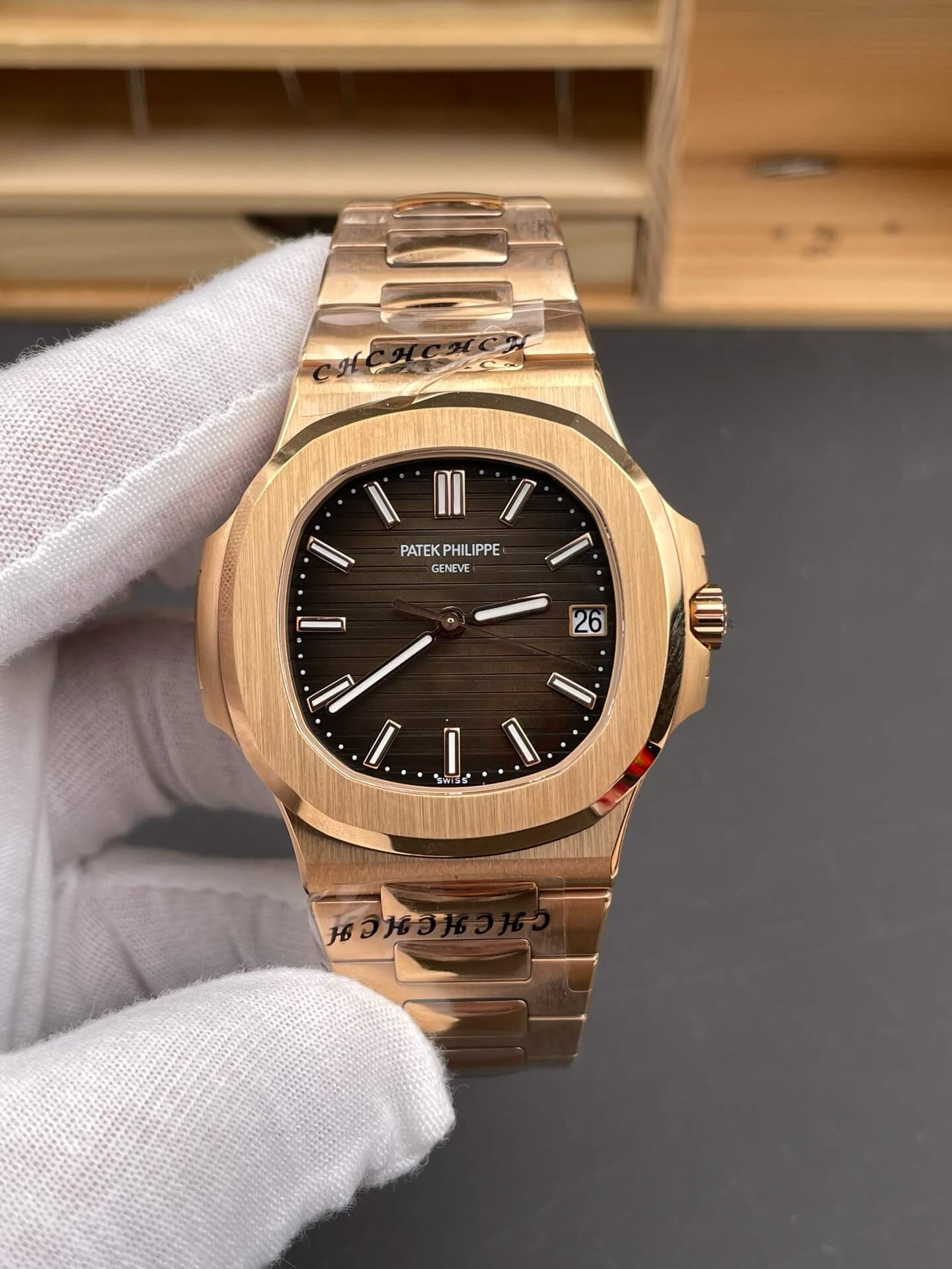 Patek Philippe Replica Nautilus Super Clone Watch 5711/1R-001 Patek Philippe Replica Nautilus Super Clone Watch 5711/1R-001
