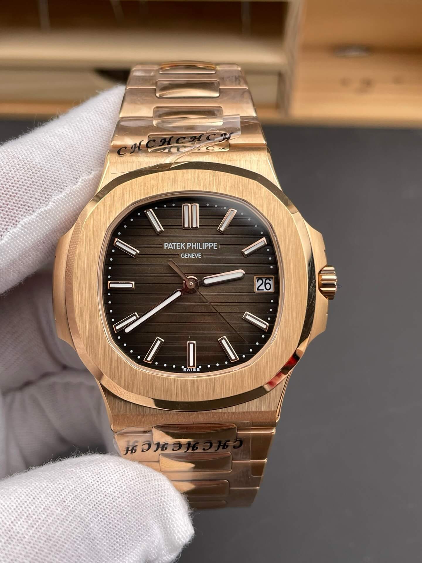 Patek Philippe Replica Nautilus Super Clone Watch 5711/1R-001 Patek Philippe Replica Nautilus Super Clone Watch 5711/1R-001