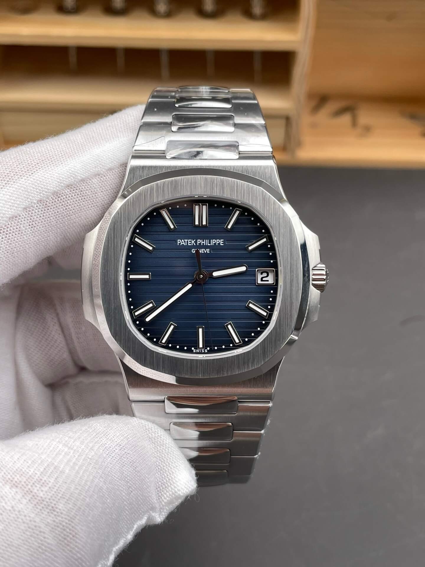 Patek Philippe Replica Nautilus Super Clone Watch Gain Weight Version 5811/1G-001