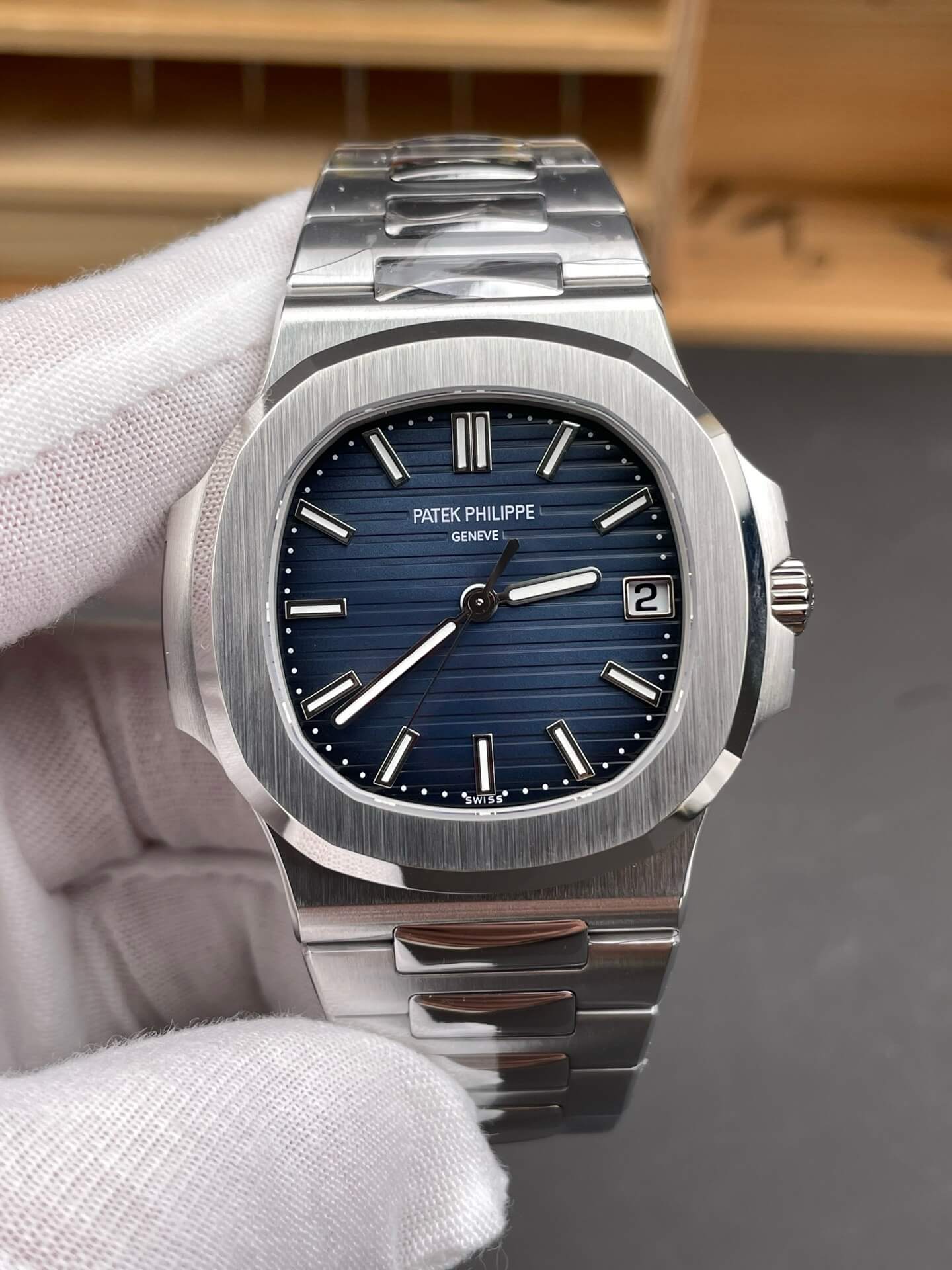 Patek Philippe Replica Nautilus Super Clone Watch Gain Weight Version 5811/1G-001