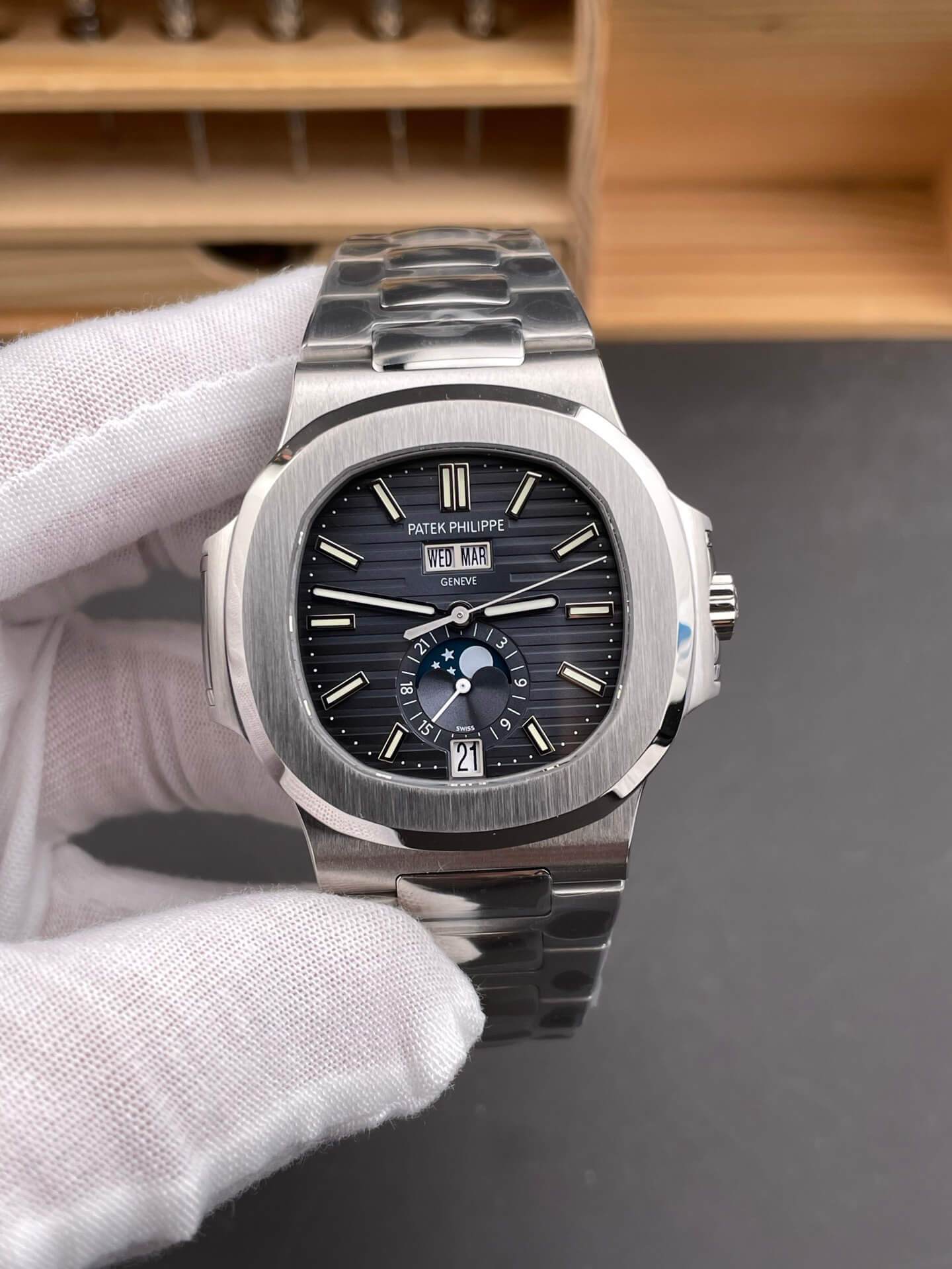 Patek Philippe Replica Nautilus Super Clone Watch 5726/1A-014