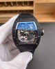 Richard Mille Replica RM 055 Bubba Watson Super Clone Watch Black Ceramic Crown Rubber