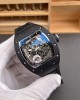 Richard Mille Replica RM 055 Bubba Watson Super Clone Watch Black Ceramic Crown Rubber