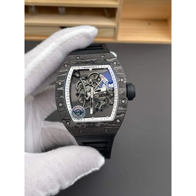 Richard Mille Replica RM 055 Bubba Watson Super Clone Watch NTPT Black Crown Rubber