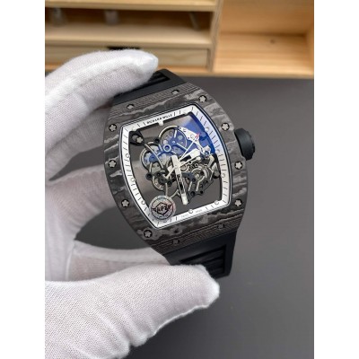 Richard Mille Replica RM 055 Bubba Watson Super Clone Watch NTPT Black Crown Rubber