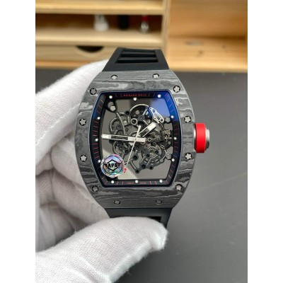 Richard Mille Replica RM 055 Bubba Watson Super Clone Watch NTPT Red Crown Black Rubber