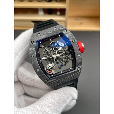 Richard Mille Replica RM 055 Bubba Watson Super Clone Watch NTPT Red Crown Black Rubber