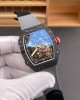 Richard Mille Replica RM 67-02 Sébastien Ogier Super Clone Watch Carbon Red Crown Black Elastic