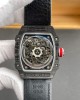 Richard Mille Replica RM 67-02 Sébastien Ogier Super Clone Watch Carbon Red Crown Black Elastic