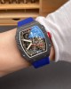 Richard Mille Replica RM 67-02 Sébastien Ogier Super Clone Watch Carbon Red Crown Blue Elastic