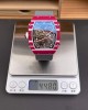 Richard Mille Replica RM 67-02 Mutaz Barshim Quartz Super Clone Watch Carbon White Crown Black Elastic