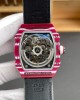 Richard Mille Replica RM 67-02 Mutaz Barshim Quartz Super Clone Watch Carbon White Crown Black Elastic
