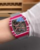 Richard Mille Replica RM 67-02 Mutaz Barshim Quartz Super Clone Watch Carbon White Crown Black Elastic