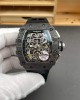 Richard Mille Replica RM 11-03 Super Clone Watch Carbon Black Crown Black Rubber