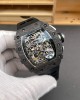 Richard Mille Replica RM 11-03 Super Clone Watch Carbon Black Crown Black Rubber