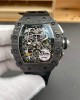 Richard Mille Replica RM 11-03 Super Clone Watch Carbon Black Crown Black Rubber