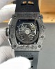 Richard Mille Replica RM 11-03 Super Clone Watch Carbon Black Crown Black Rubber