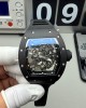 Richard Mille Replica RM 055 Bubba Watson Super Clone Watch Black Ceramic Black Crown