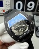 Richard Mille Replica RM 055 Bubba Watson Super Clone Watch Black Ceramic Black Crown