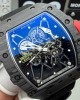 Richard Mille Replica RM 35-01 Rafael Nadal Super Clone Watch Black Carbon Red Crown
