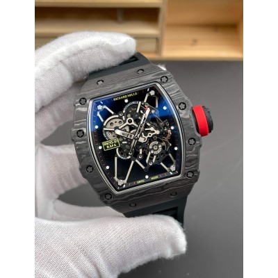 Richard Mille Replica RM 35-01 Rafael Nadal Super Clone Watch NTPT Red Crown Black Rubber