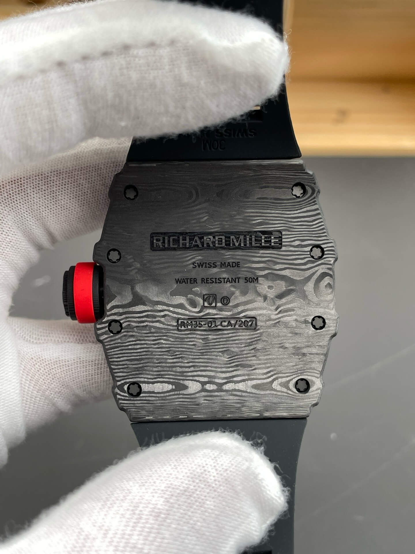 Richard Mille Replica RM 35-01 Rafael Nadal Super Clone Watch NTPT Red Crown Black Rubber Richard Mille Replica RM 35-01 Rafael Nadal Super Clone Watch NTPT Red Crown Black Rubber