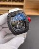 Richard Mille Replica RM 35-02 Rafael Nadal Super Clone Watch Carbon Red Crown White Rubber