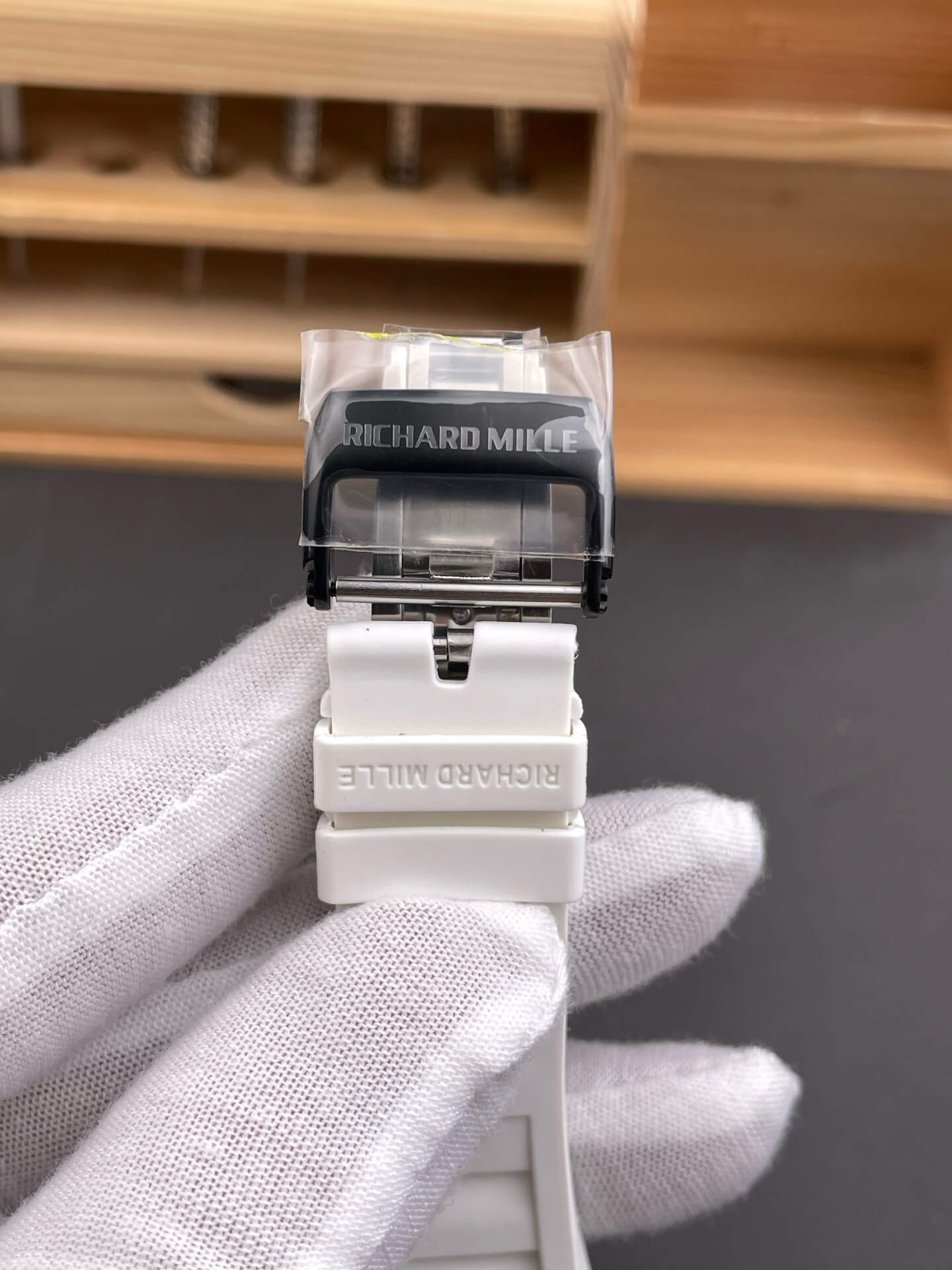 Richard Mille Replica RM 35-02 Rafael Nadal Super Clone Watch Carbon Red Crown White Rubber