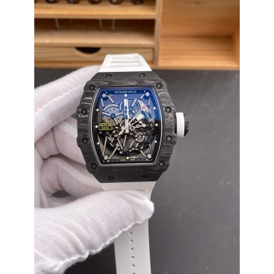 Richard Mille Replica RM 35-02 Rafael Nadal Super Clone Watch Carbon White Crown Rubber