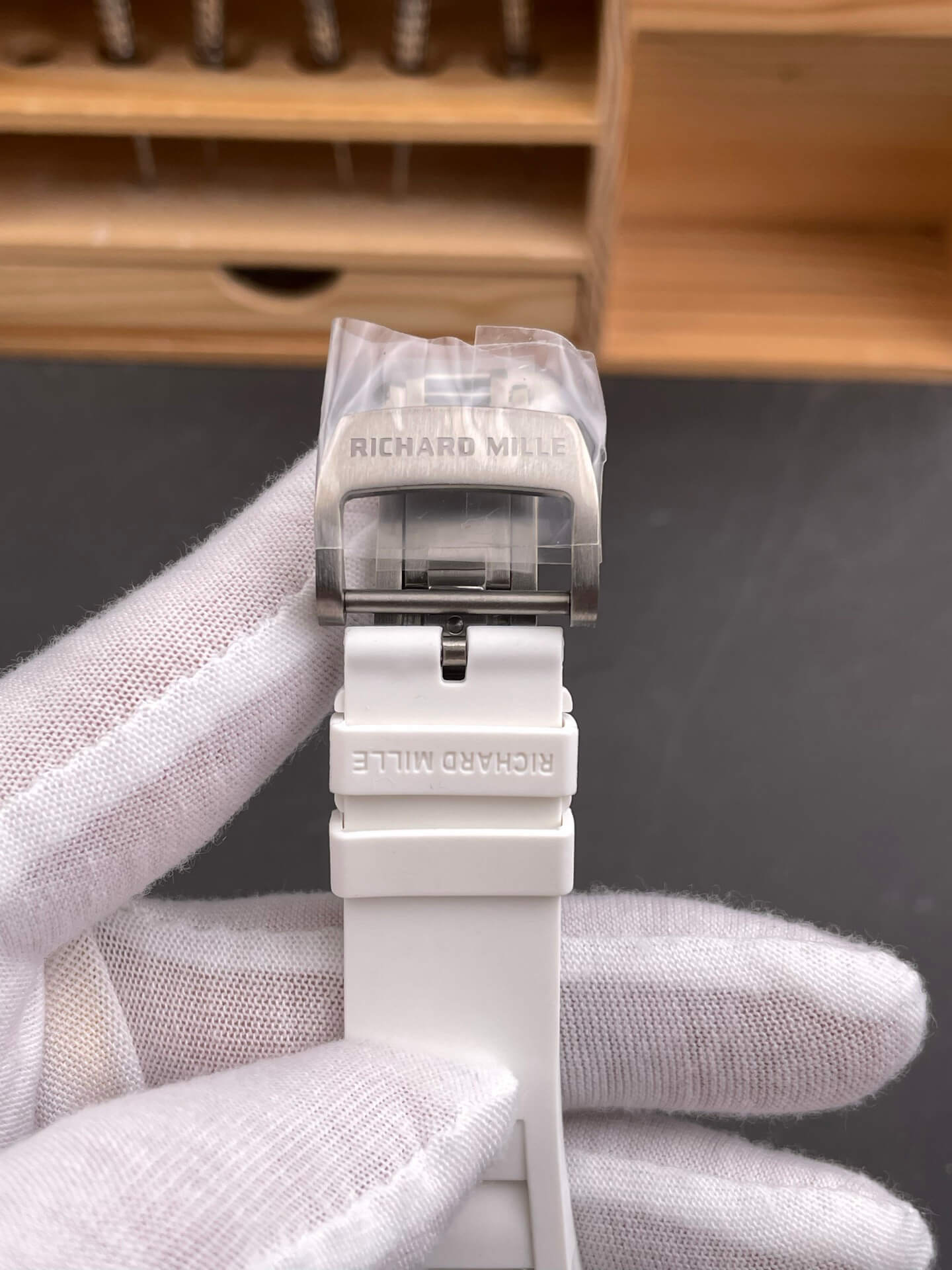 Richard Mille Replica RM 35-02 Rafael Nadal Super Clone Watch Carbon White Crown Rubber