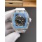 Richard Mille Replica RM 35-01 Rafael Nadal Super Clone Watch Transparent White Crown Rubber