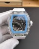 Richard Mille Replica RM 35-01 Rafael Nadal Super Clone Watch Transparent White Crown Rubber Richard Mille Replica RM 35-01 Rafael Nadal Super Clone Watch Transparent White Crown Rubber