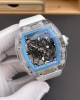 Richard Mille Replica RM 35-01 Rafael Nadal Super Clone Watch Transparent White Crown Rubber Richard Mille Replica RM 35-01 Rafael Nadal Super Clone Watch Transparent White Crown Rubber