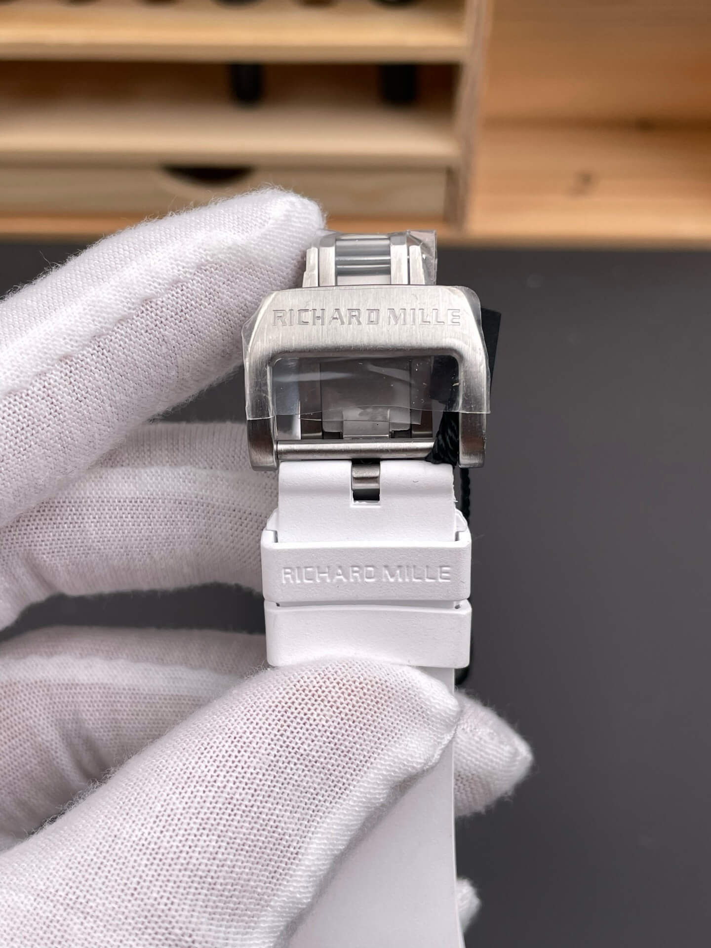 Richard Mille Replica RM 35-01 Rafael Nadal Super Clone Watch Transparent White Crown Rubber Richard Mille Replica RM 35-01 Rafael Nadal Super Clone Watch Transparent White Crown Rubber