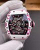 Richard Mille Replica RM 38-02 Tourbillon Bubba Watson Super Clone Watch Carbon Black Crown White Nylon