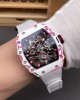 Richard Mille Replica RM 38-02 Tourbillon Bubba Watson Super Clone Watch Carbon Black Crown White Nylon