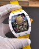 Richard Mille Replica RM 88 Smiley Super Clone Watch White Ceramic Yellow Rubber Richard Mille Replica RM 88 Smiley Super Clone Watch White Ceramic Yellow Rubber