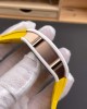 Richard Mille Replica RM 88 Smiley Super Clone Watch White Ceramic Yellow Rubber Richard Mille Replica RM 88 Smiley Super Clone Watch White Ceramic Yellow Rubber