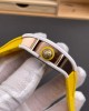 Richard Mille Replica RM 88 Smiley Super Clone Watch White Ceramic Yellow Rubber Richard Mille Replica RM 88 Smiley Super Clone Watch White Ceramic Yellow Rubber