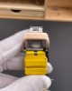 Richard Mille Replica RM 88 Smiley Super Clone Watch White Ceramic Yellow Rubber Richard Mille Replica RM 88 Smiley Super Clone Watch White Ceramic Yellow Rubber