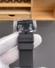 Richard Mille Replica RM 052 Tourbillon Skull Super Clone Watch Rose Gold Dial Black Ceramic Rubber