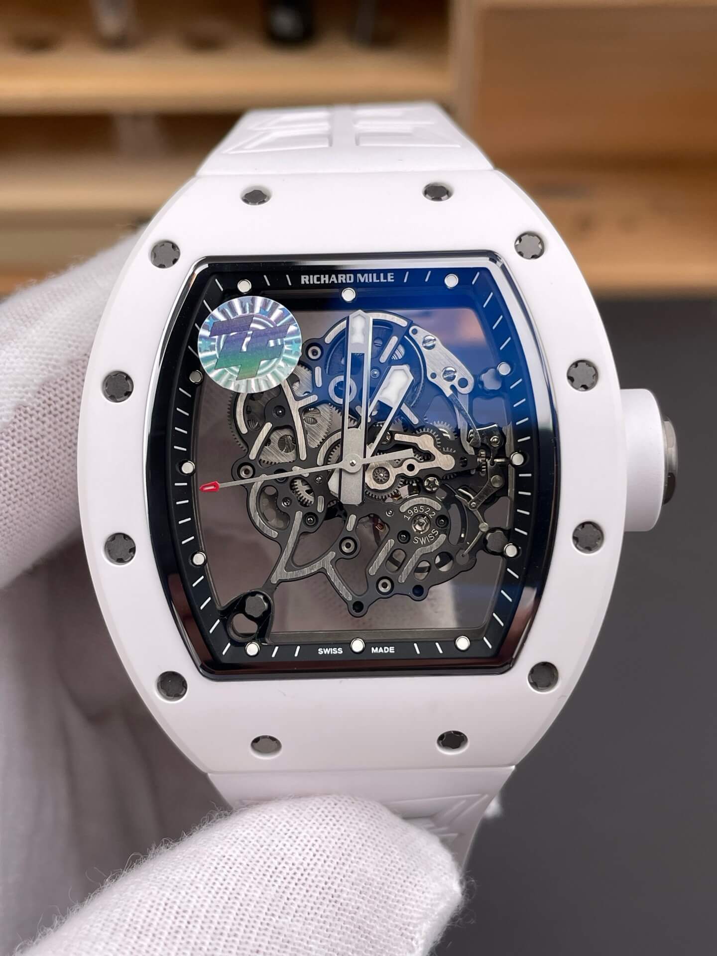 Richard Mille Replica RM 055 Bubba Watson Super Clone Watch White Ceramic White Crown Richard Mille Replica RM 055 Bubba Watson Super Clone Watch White Ceramic White Crown