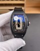 Richard Mille Replica RM 07-01 Super Clone Watch Onyx Diamonds Dial Black Ceramic Rubber Crown