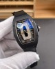 Richard Mille Replica RM 07-01 Super Clone Watch Onyx Diamonds Dial Black Ceramic Rubber Crown