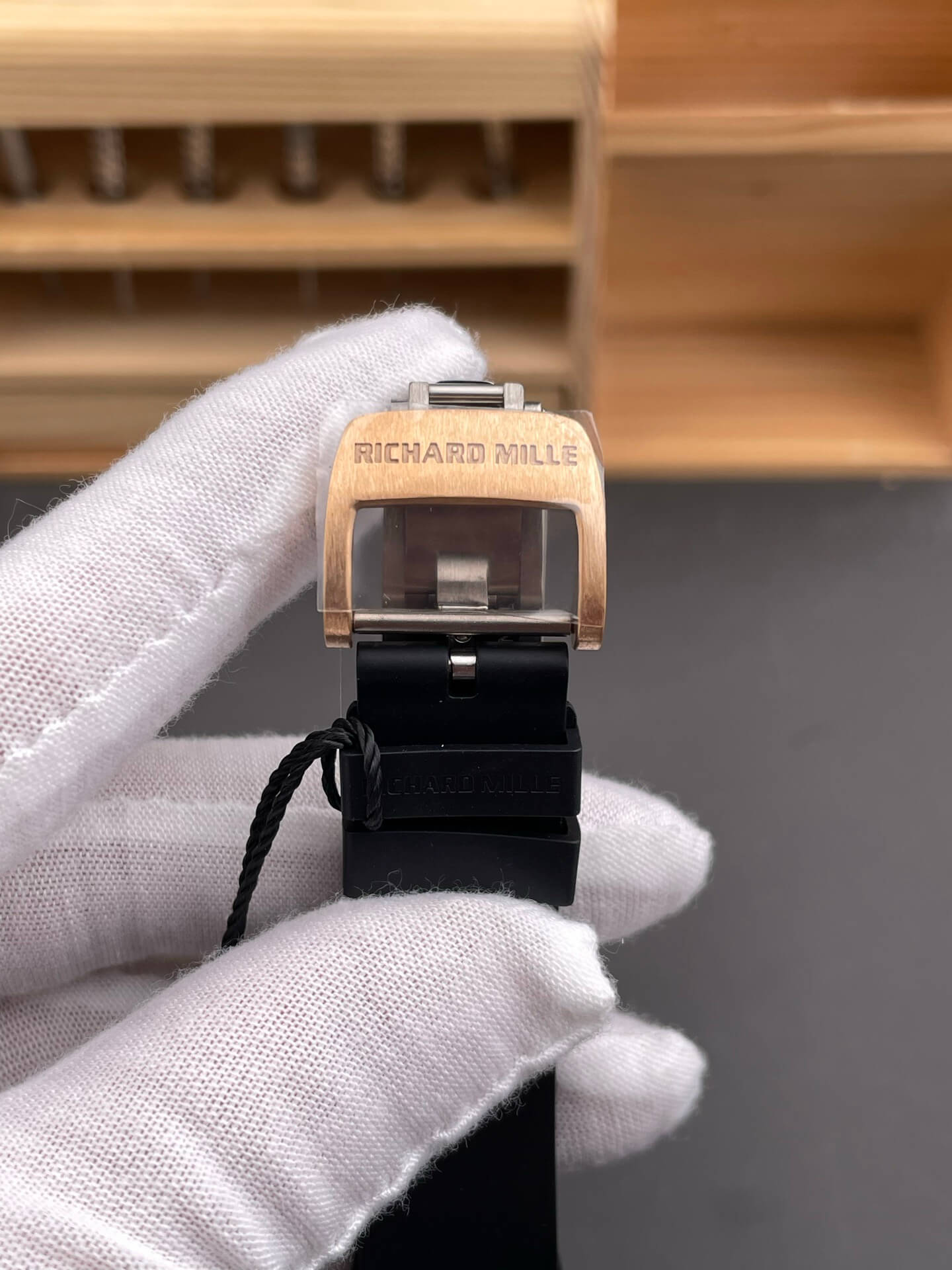 Richard Mille Replica RM 07-01 Super Clone Watch Onyx Diamonds Dial Black Ceramic Rubber Crown