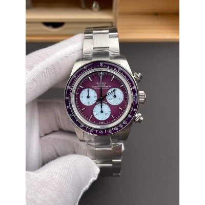Rolex Replica Cosmograph Daytona Super Clone Watch Artisans de Genève Warm Burgundy