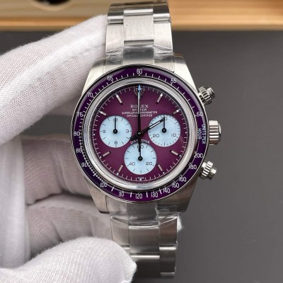 Rolex Replica Cosmograph Daytona Super Clone Watch Artisans de Genève Warm Burgundy