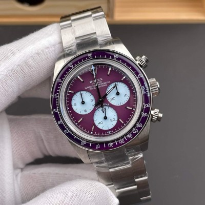 Rolex Replica Cosmograph Daytona Super Clone Watch Artisans de Genève Warm Burgundy